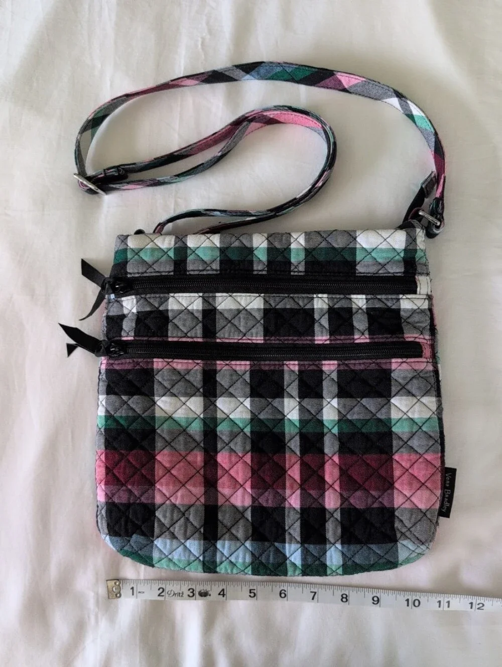 Vera Bradley Crossbody -- Plaid Print